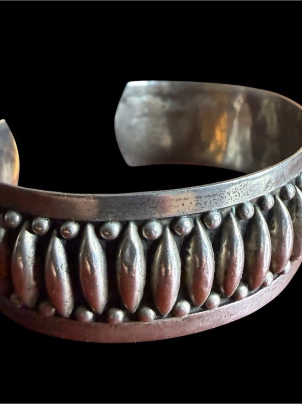 Vintage Sterling Silver Cuff Bracelet